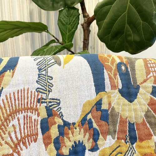NEW Anthropologie XL Boho Bird Teal Queen / King Size Blanket Bedspread Quilt
