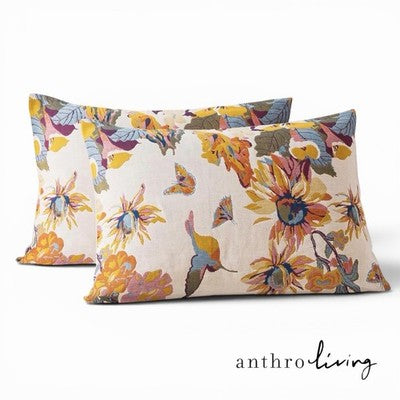 NEW Anthro Cotton Standard / Queen / King Pillow Shams Cases
