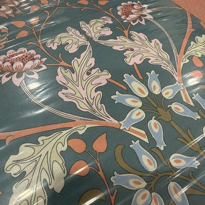 NEW Anthropologie Teal Orange 100% Cotton Matching 4 PC Sheet Set