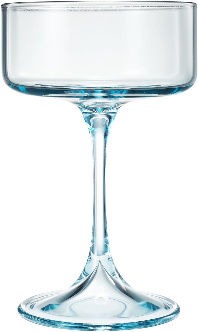 Khen Champagne Coupes Morgan Set Vibrant - Set of 4 Multicolor