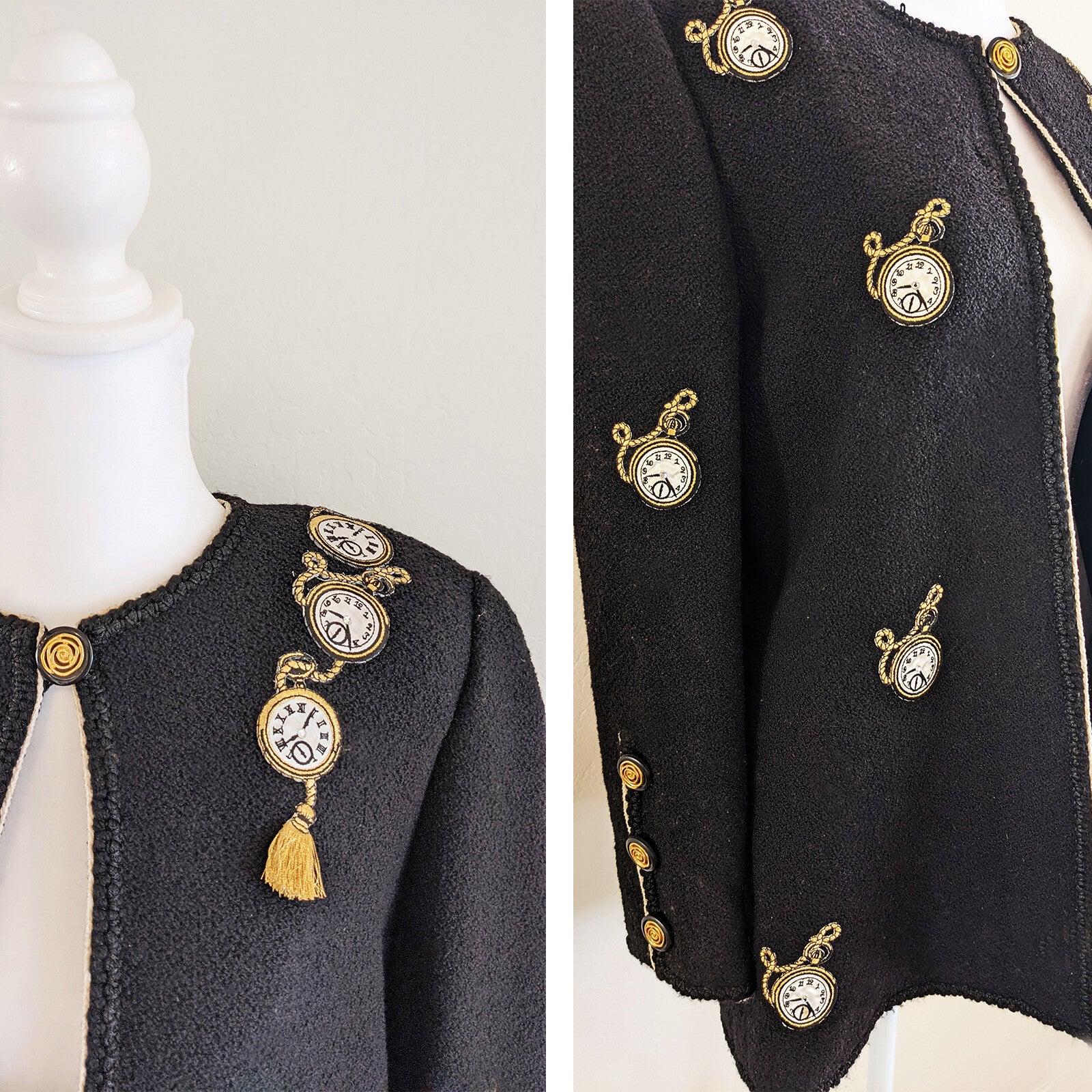 Vintage LIHLI 80's Sweater Cardigan Jacket | Size 10 - 14 / Large (Retail $600