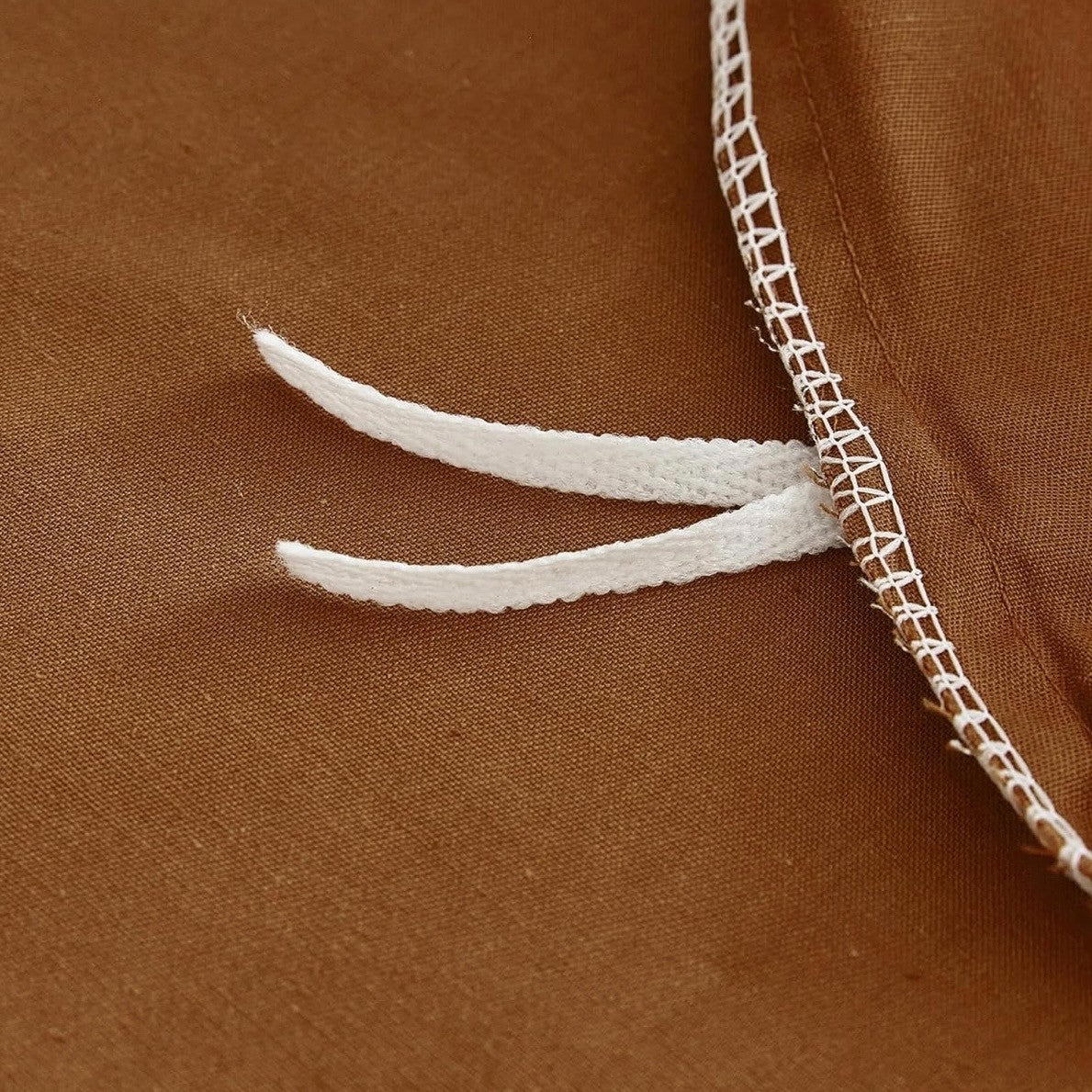 NEW Anthro Burnt Orange Vintage Queen / King Cotton Bedding Duvet & Sham Set