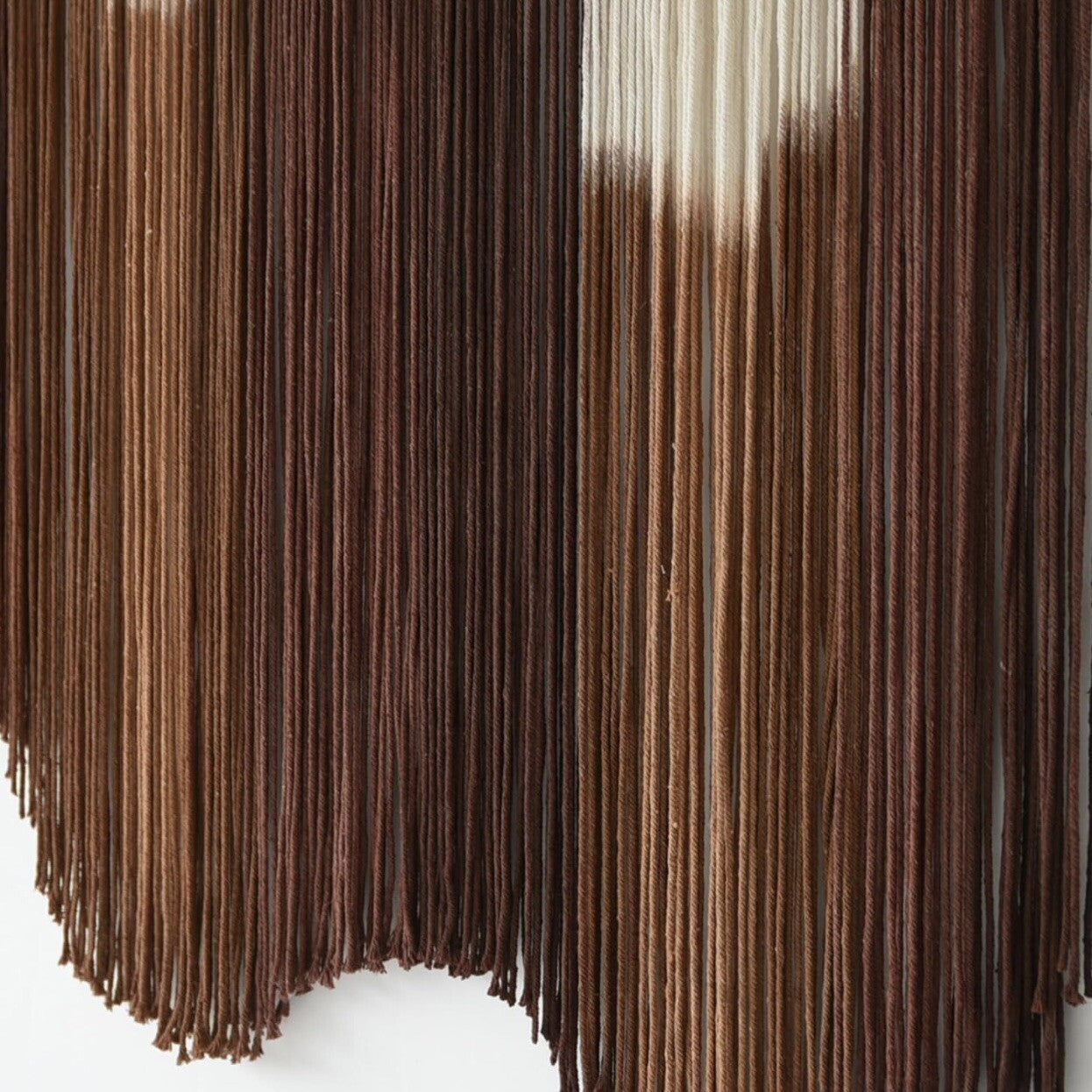 NEW Anthropologie XL Boho Tapestry Macrame Woven Dyed Yarn Wall Hanging - 58"