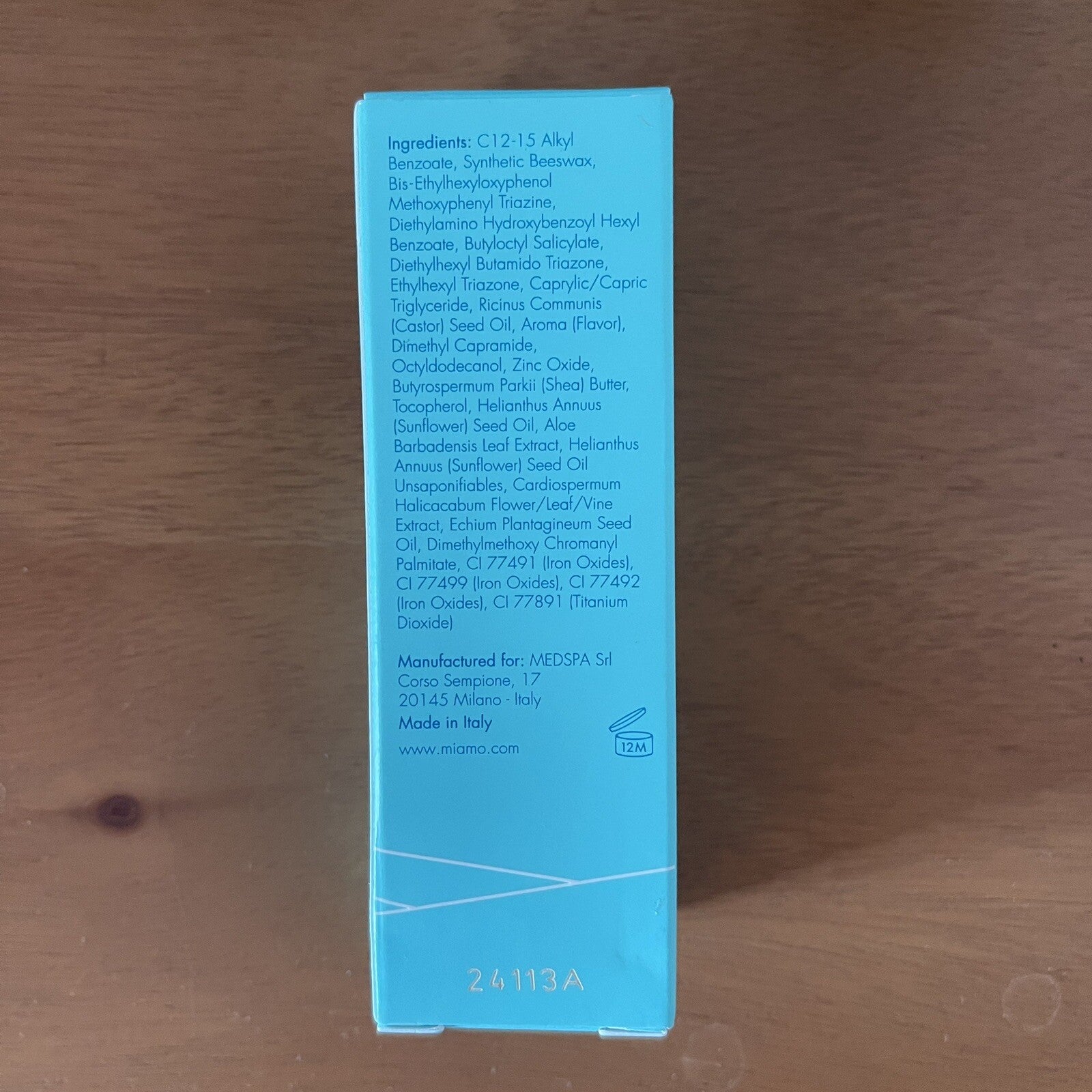 NEW Miamo Luxury Italian Sunscreen Skin Active Defense Nude Tinted Sun Stick 15g