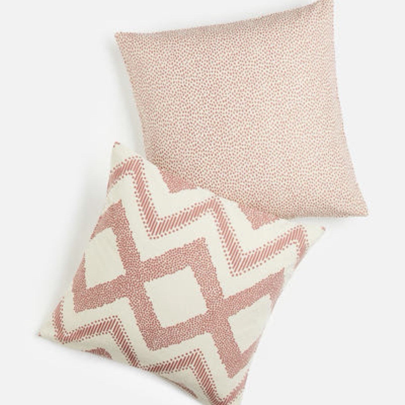 NEW West Elm (Set 4) Red Yellow Geometric Boho Throw Pillow Cover Shams 20 x 20