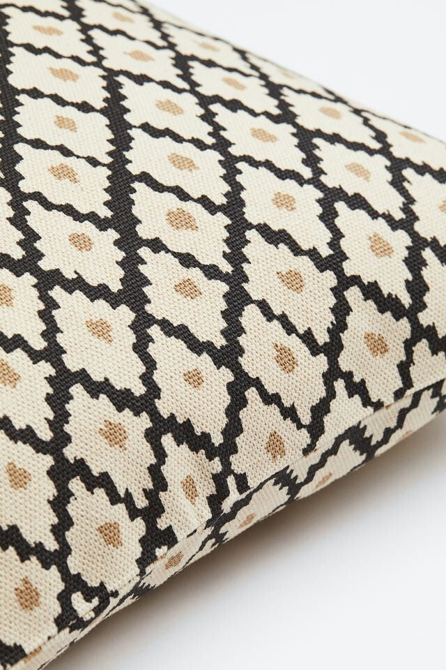 NEW West Elm (Set of 4) Black & White Boho Throw Pillow Cover Case Shams 20 x 20