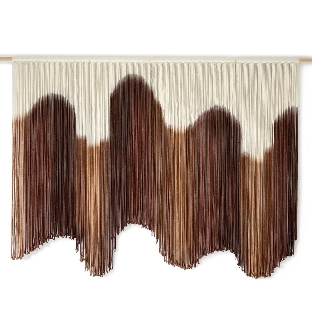 NEW Anthropologie XL Boho Tapestry Macrame Woven Dyed Yarn Wall Hanging - 58"