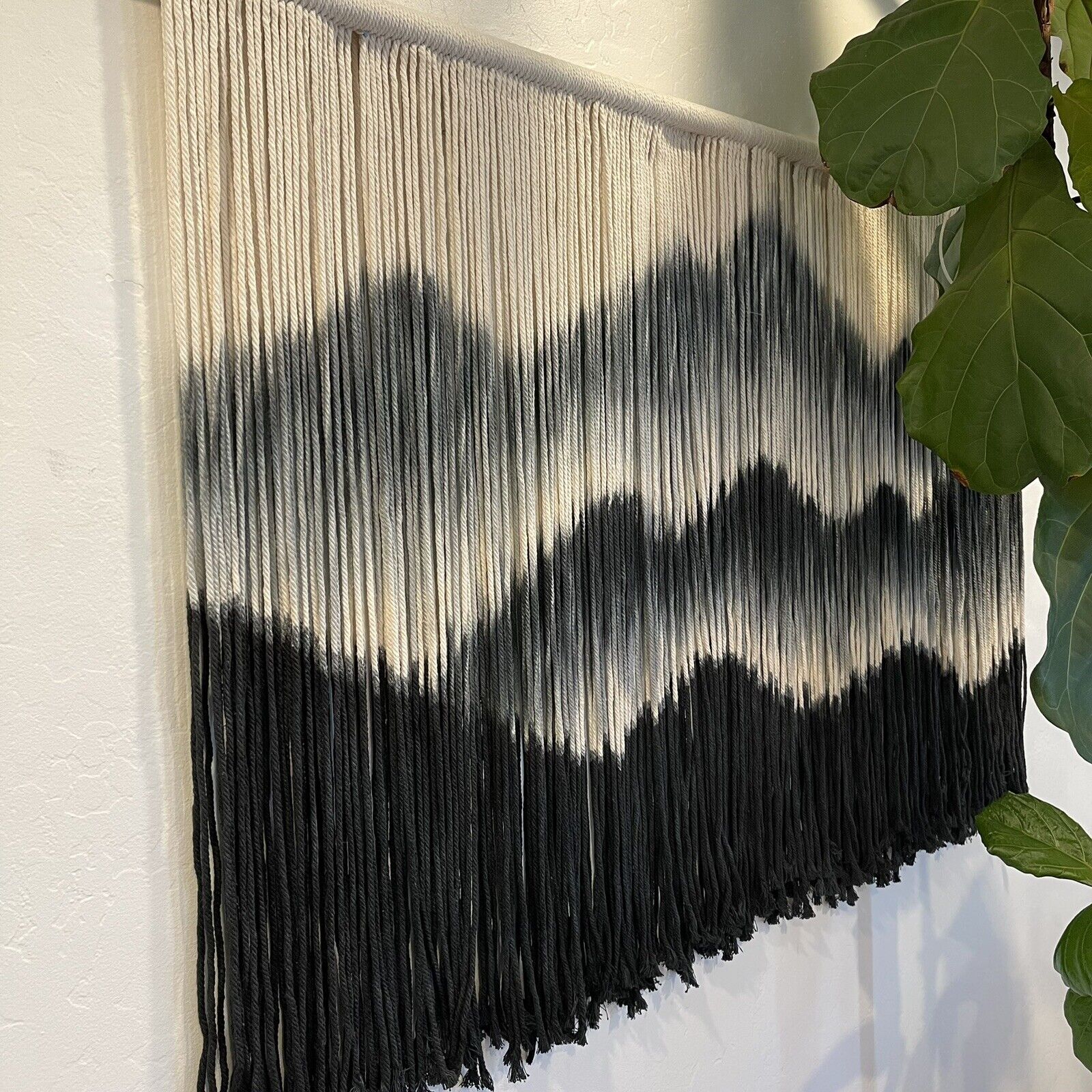 NEW Anthropologie Large Boho Tapestry Macrame Colorful Woven Wall Hanging 59x35