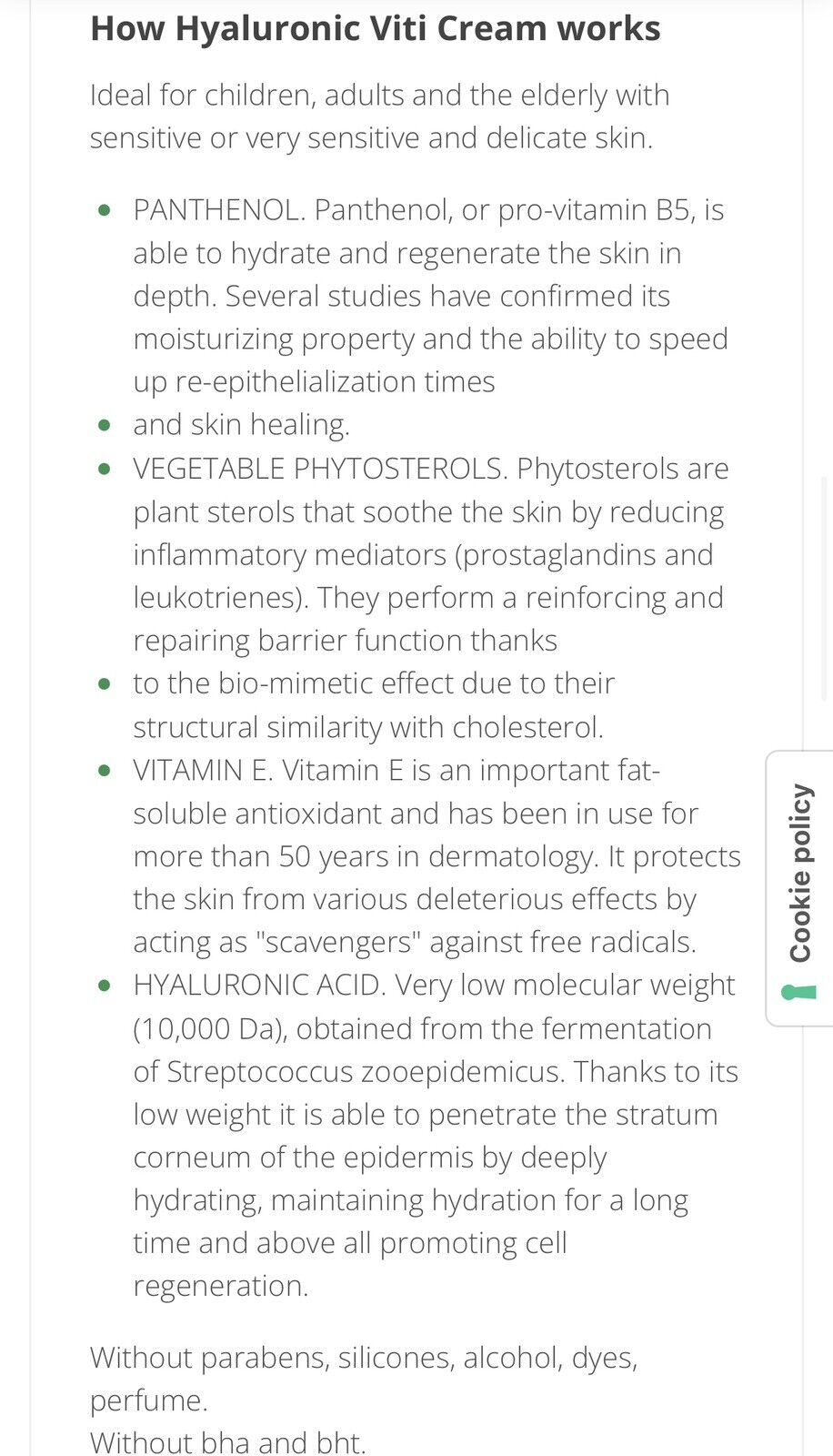 NEW Ialuronico Marco Viti HYALURONIC VITI Cream 0.2% - 25g Topical Moisturizer