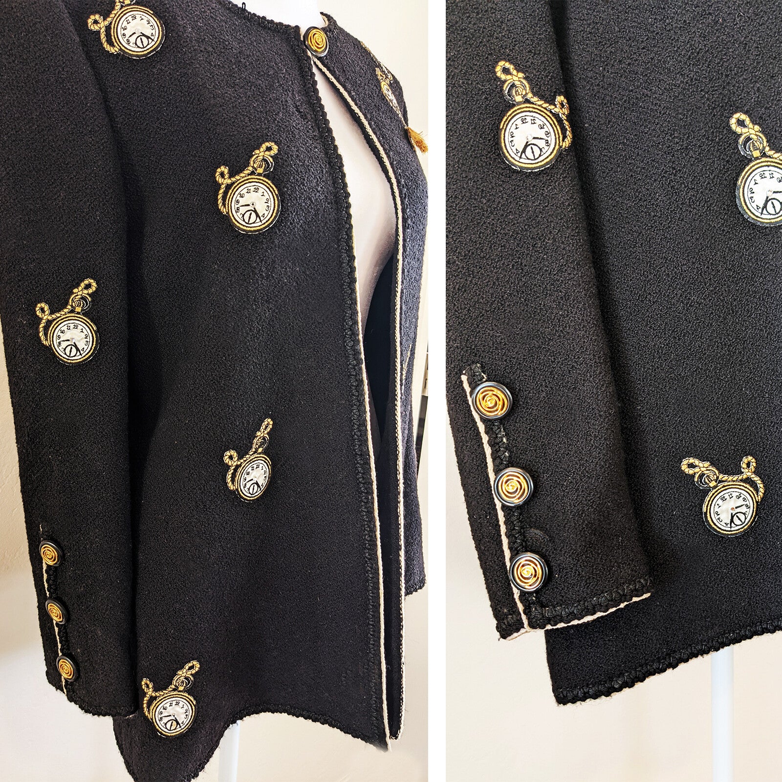 Vintage LIHLI 80's Sweater Cardigan Jacket | Size 10 - 14 / Large (Retail $600