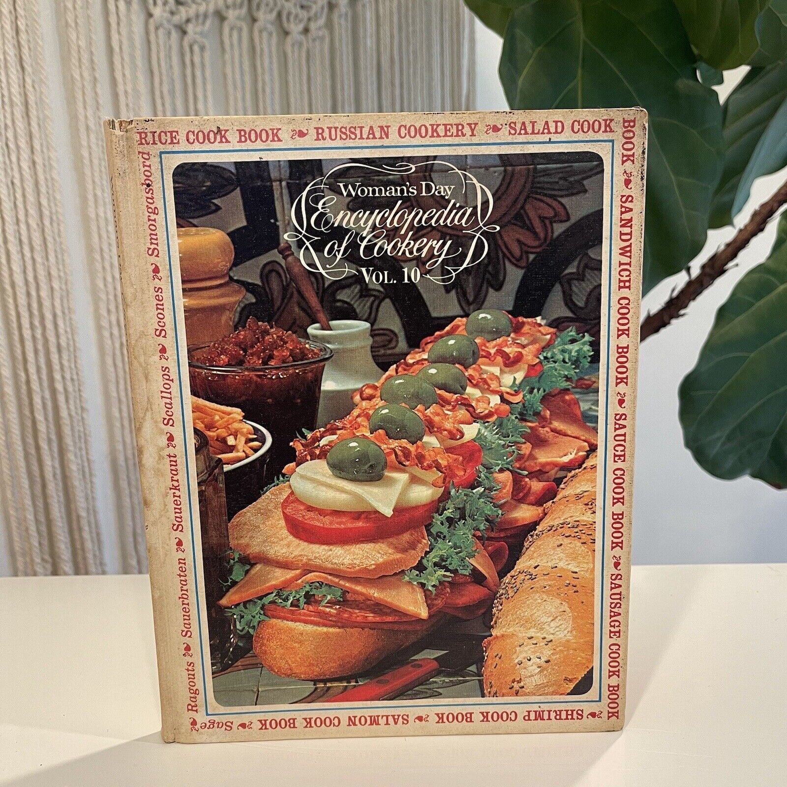 Vintage Woman's Day Encyclopedia of Cookery Volume 10 Recipe Cookbook 1970's