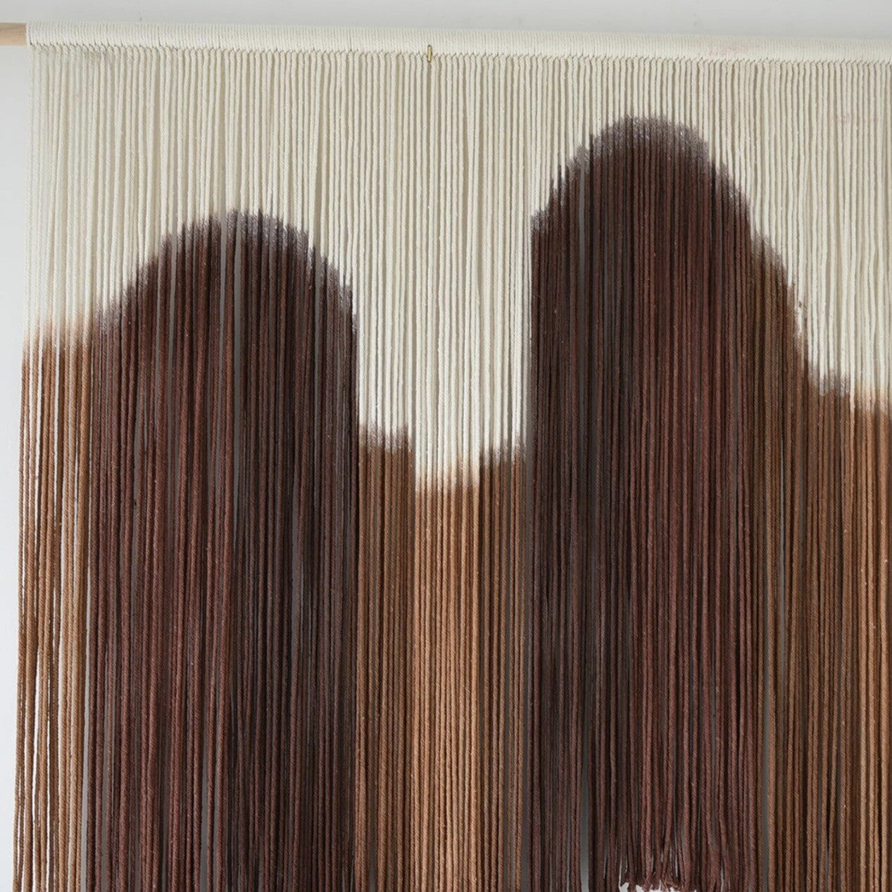 NEW Anthropologie XL Boho Tapestry Macrame Woven Dyed Yarn Wall Hanging - 58"