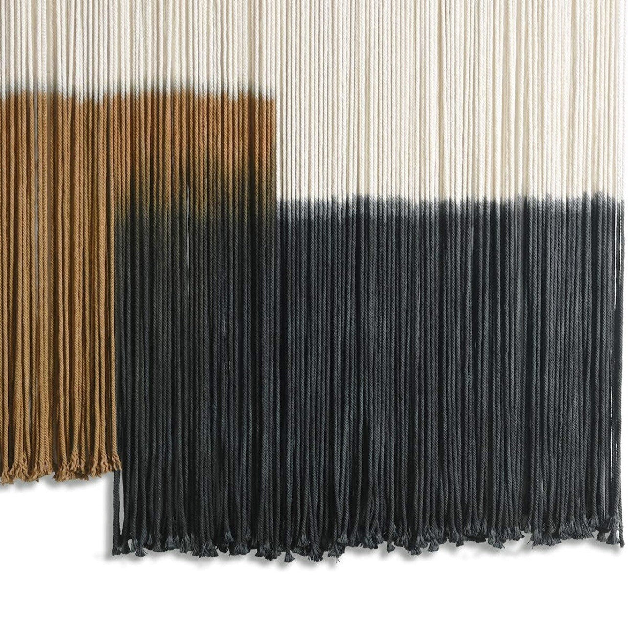 NEW Anthropologie XL Boho Tapestry Macrame Woven Color Block Wall Hanging - 60"