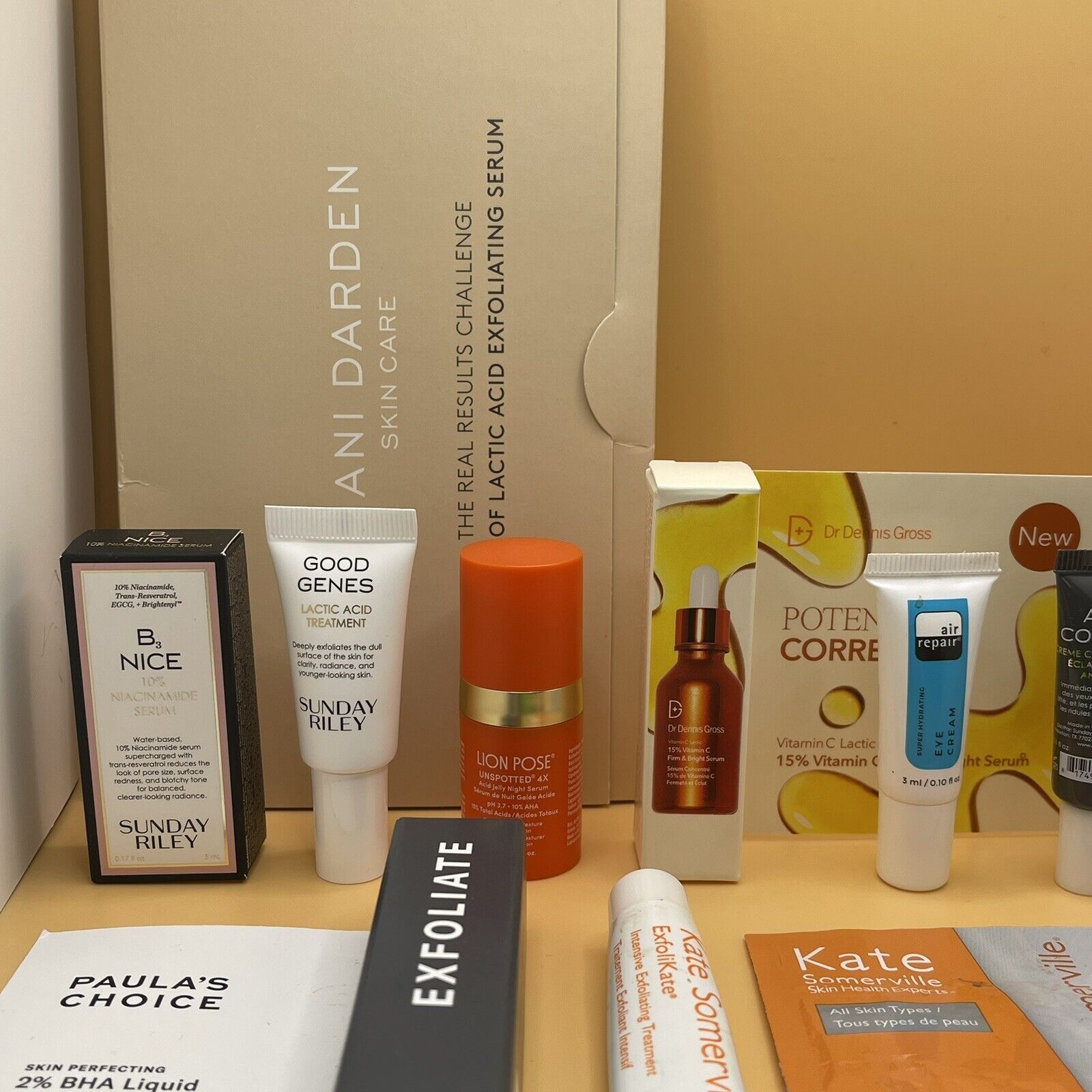 NEW 60 Piece Luxury Skincare Samples Serums Eye Creams Vitamin C Masks & More