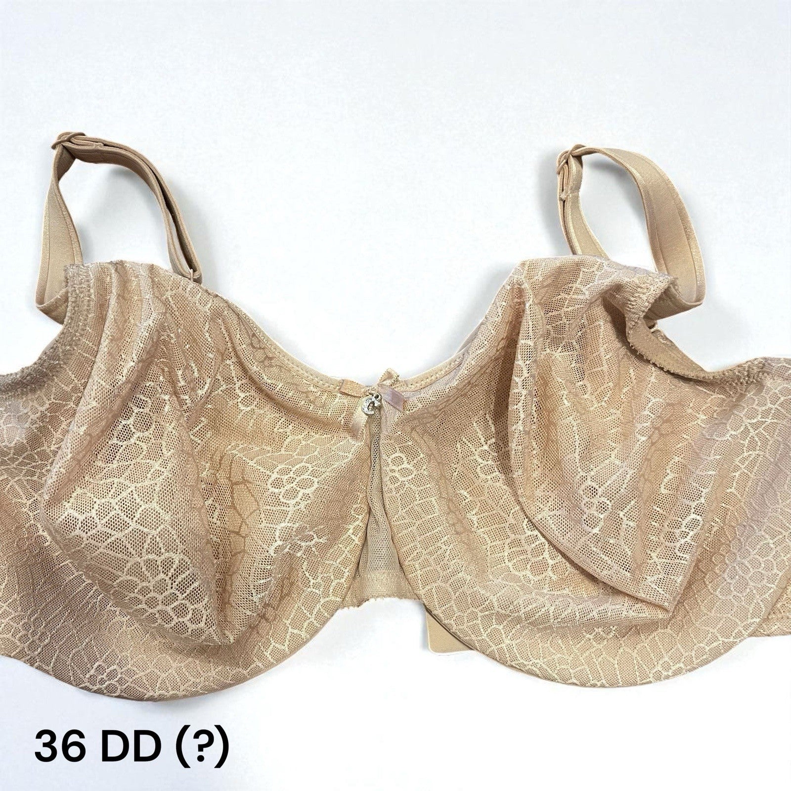 Chantelle Bra Bundle Set of 4 Nude Demi Underwire Brad Lot - Size 34DDD 36 DD