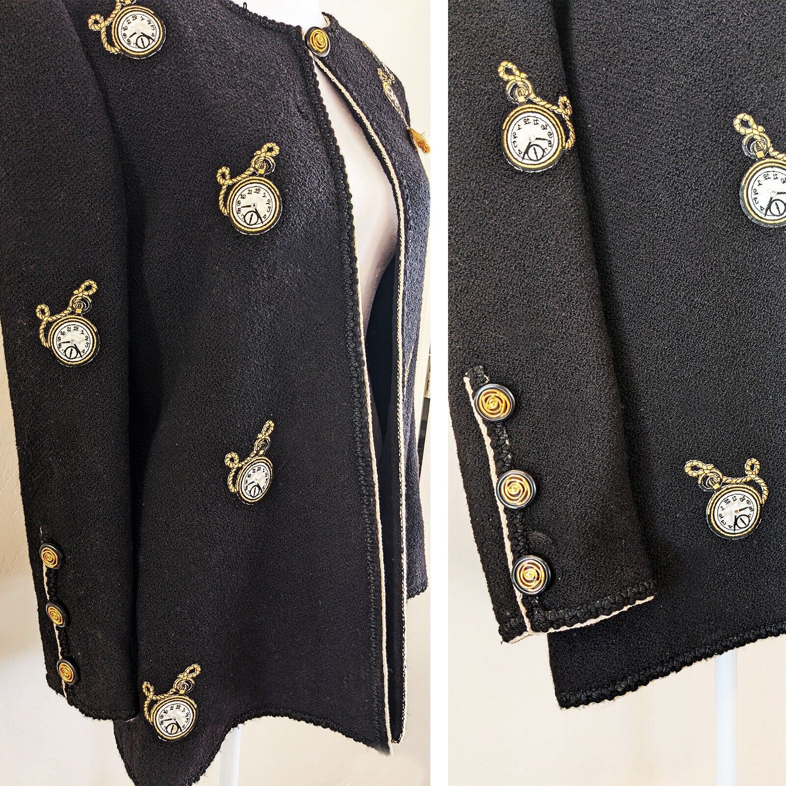 Vintage LIHLI 80's Sweater Cardigan Jacket | Size 10 - 14 / Large (Retail $600