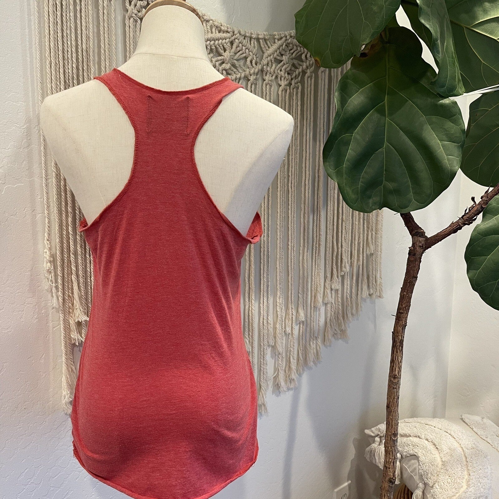 Free People | D.A.R.E Drugs Vintage Style Racerback Tank Top Shirt - Medium