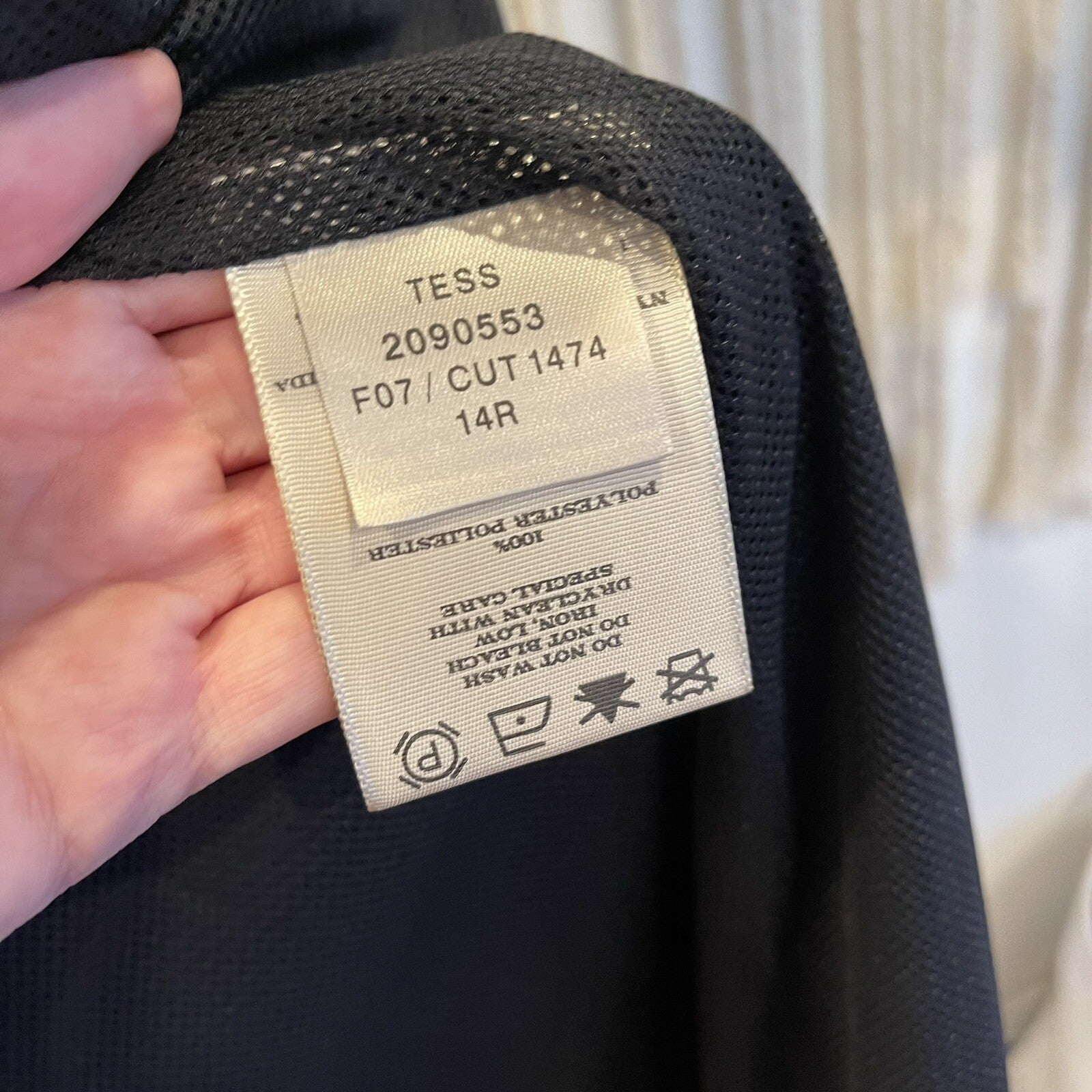 Burberry Women's Black Trench Coat Nylon Rain Coat Jacket - Size Large / 12 - 14