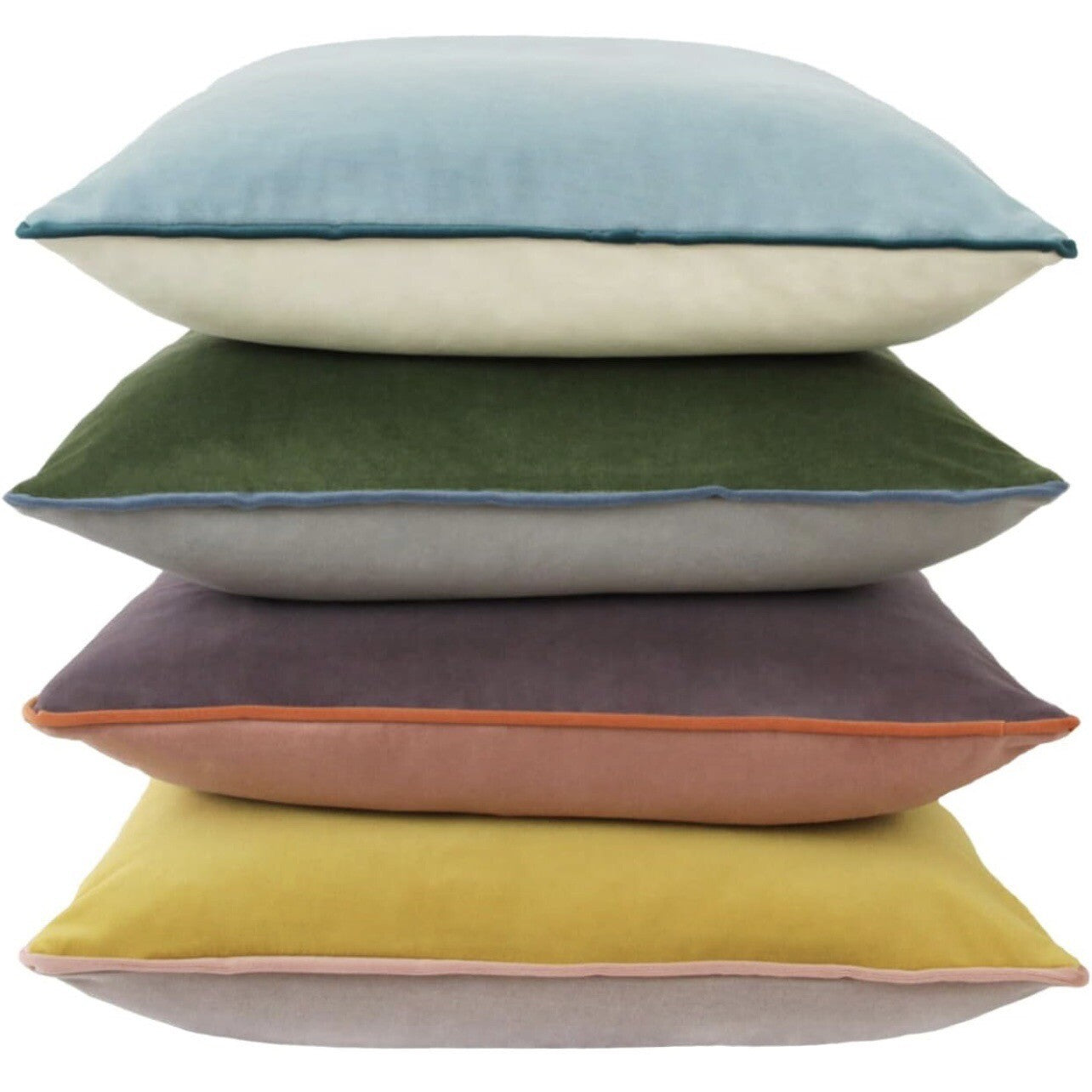 NEW Anthropologie (Set 4) Boho Velvet Throw Pillow Covers Cases Shams | 20 x 20