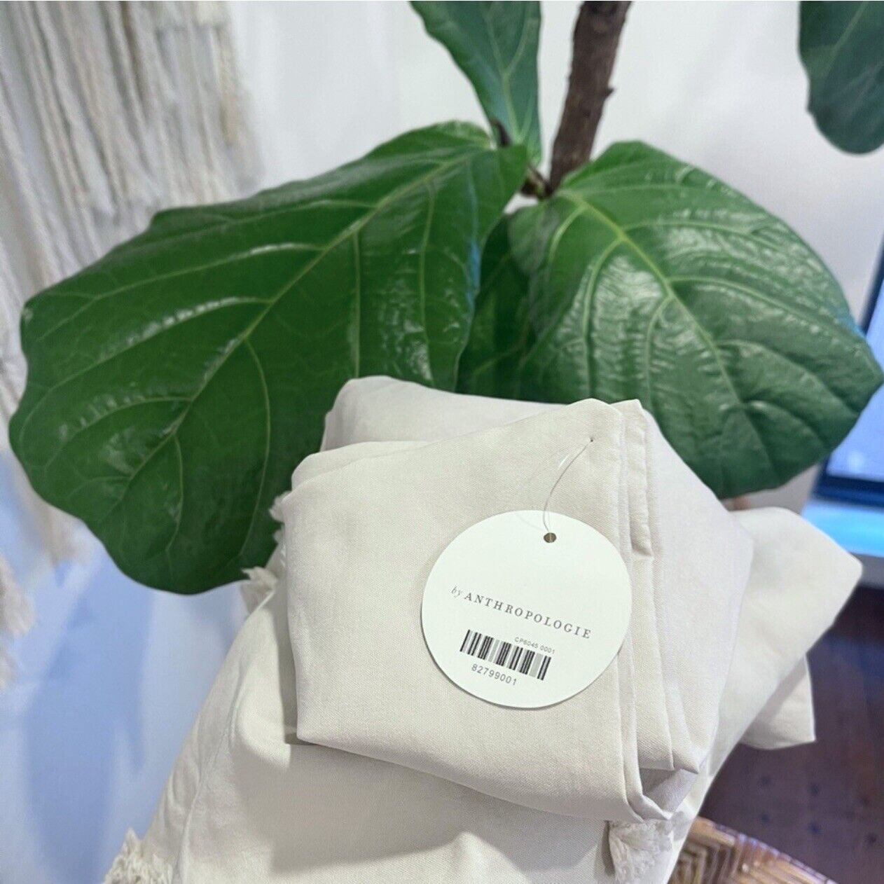 NEW Anthropologie Blue Paisley Boho King Bedding Duvet Floral Sham Case Set