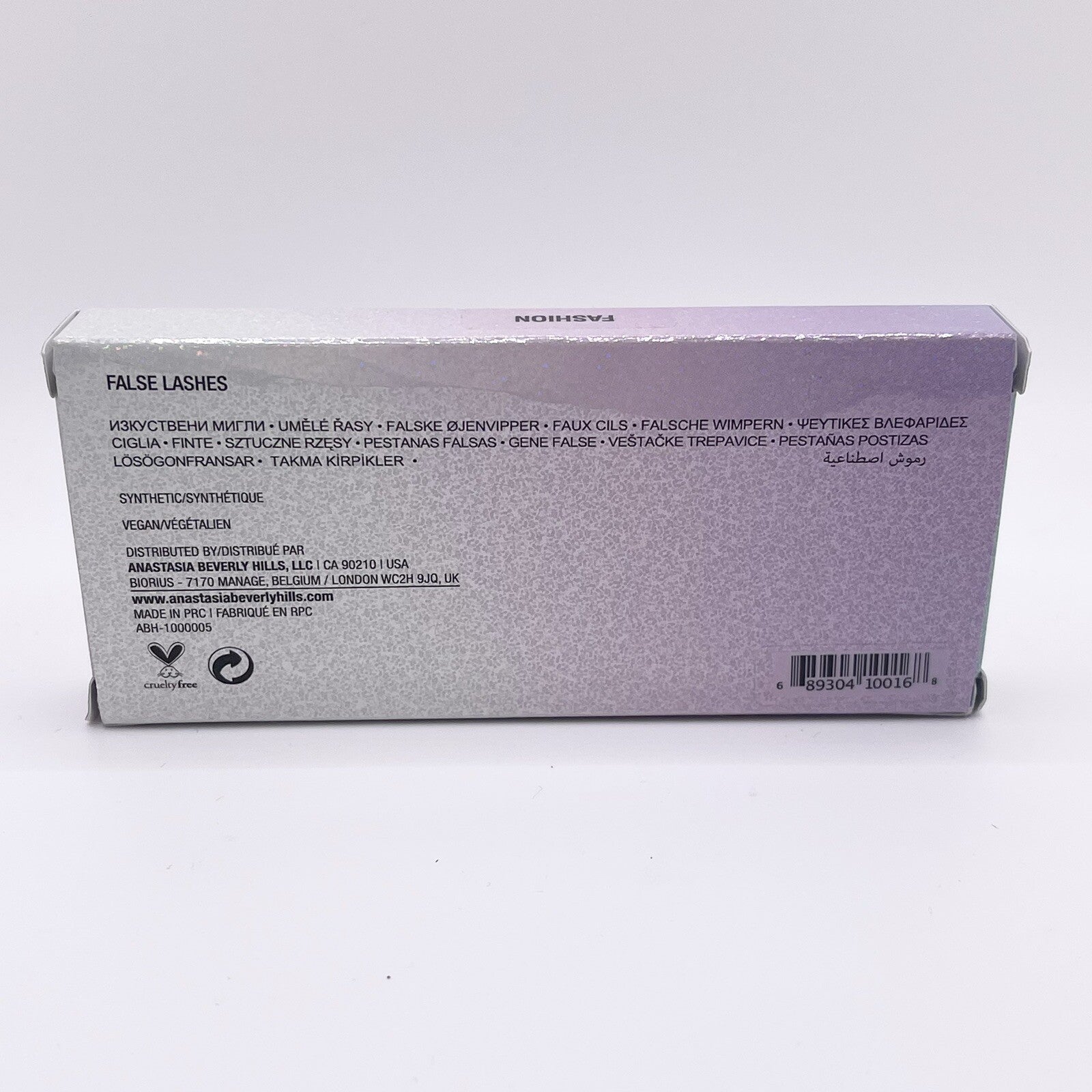 NEW Anastasia Beverly Hills Fake False Fashion Black Extra Long Adhesive Lashes