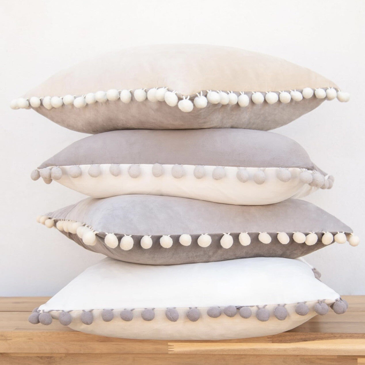 NEW Anthro (Set 4) Boho Velvet Throw Pillow Covers Cases Shams 18" x 18"