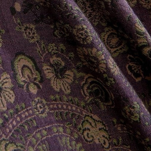 NEW West Elm Purple Muslin 100% Cotton Boho Queen King Bedding Duvet & Sham Case
