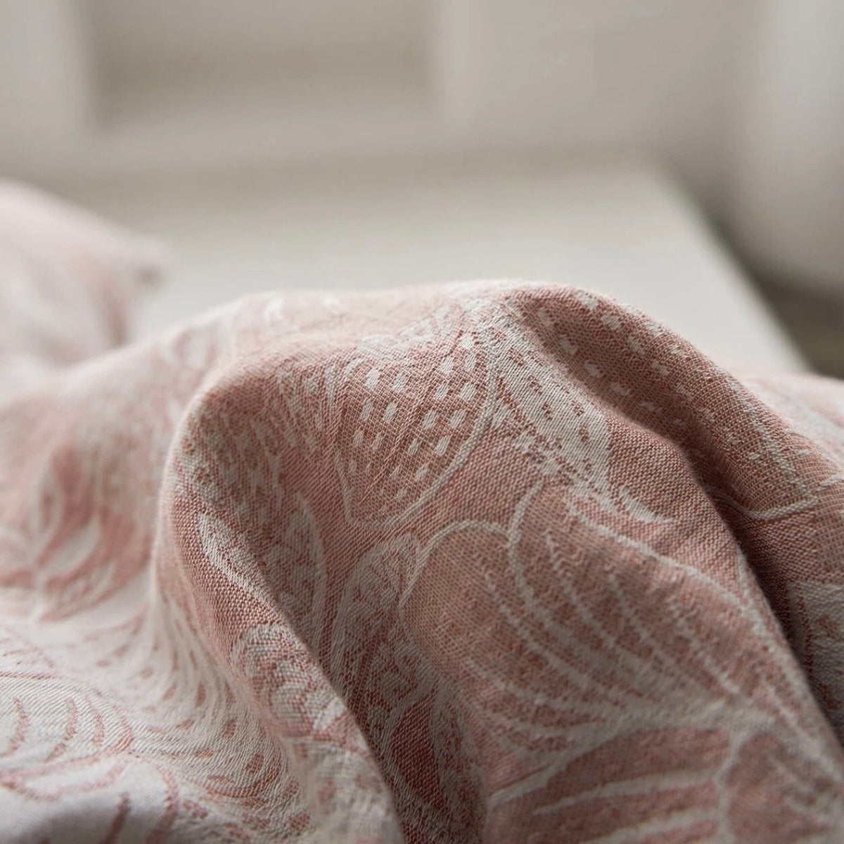 NEW Anthropologie Pink Floral Cotton Boho Queen / King Bedding Duvet & Sham Set