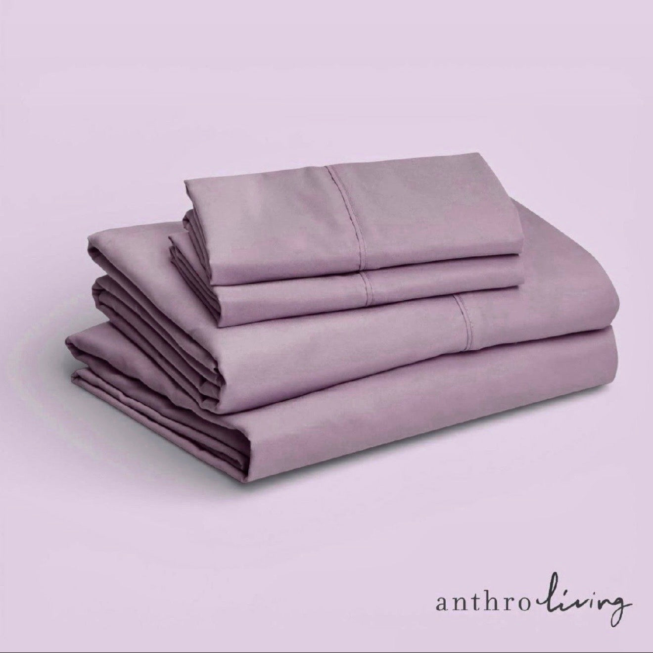 NEW Anthropologie Purple Floral Bird Duvet, Shams & Matching 4 Piece Sheet Set