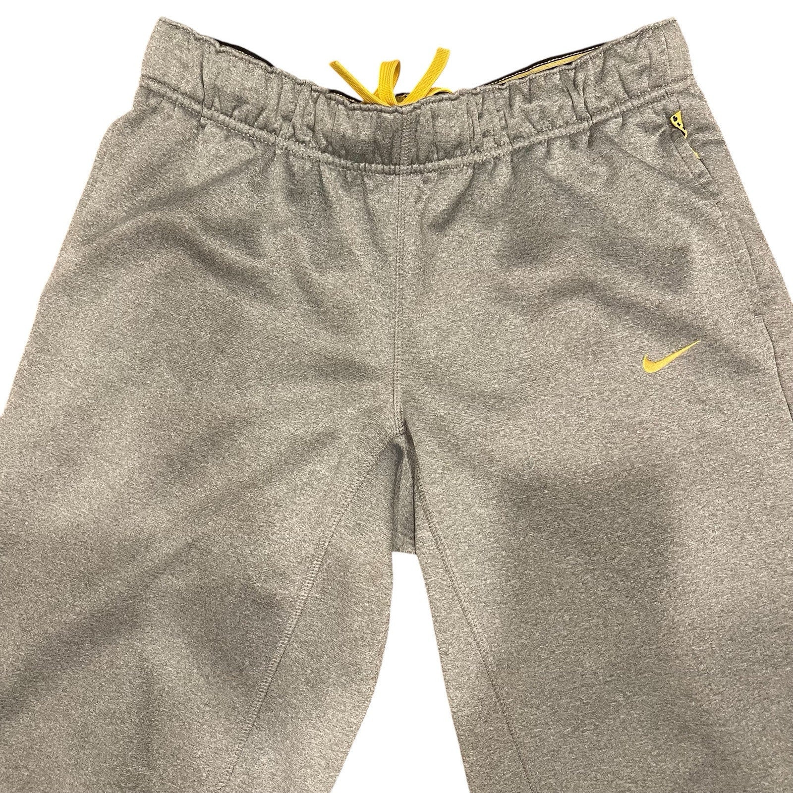 Nike Grey Therma-Fit Livestrong Logo Drawstring Joggers Sweatpants - Size Medium