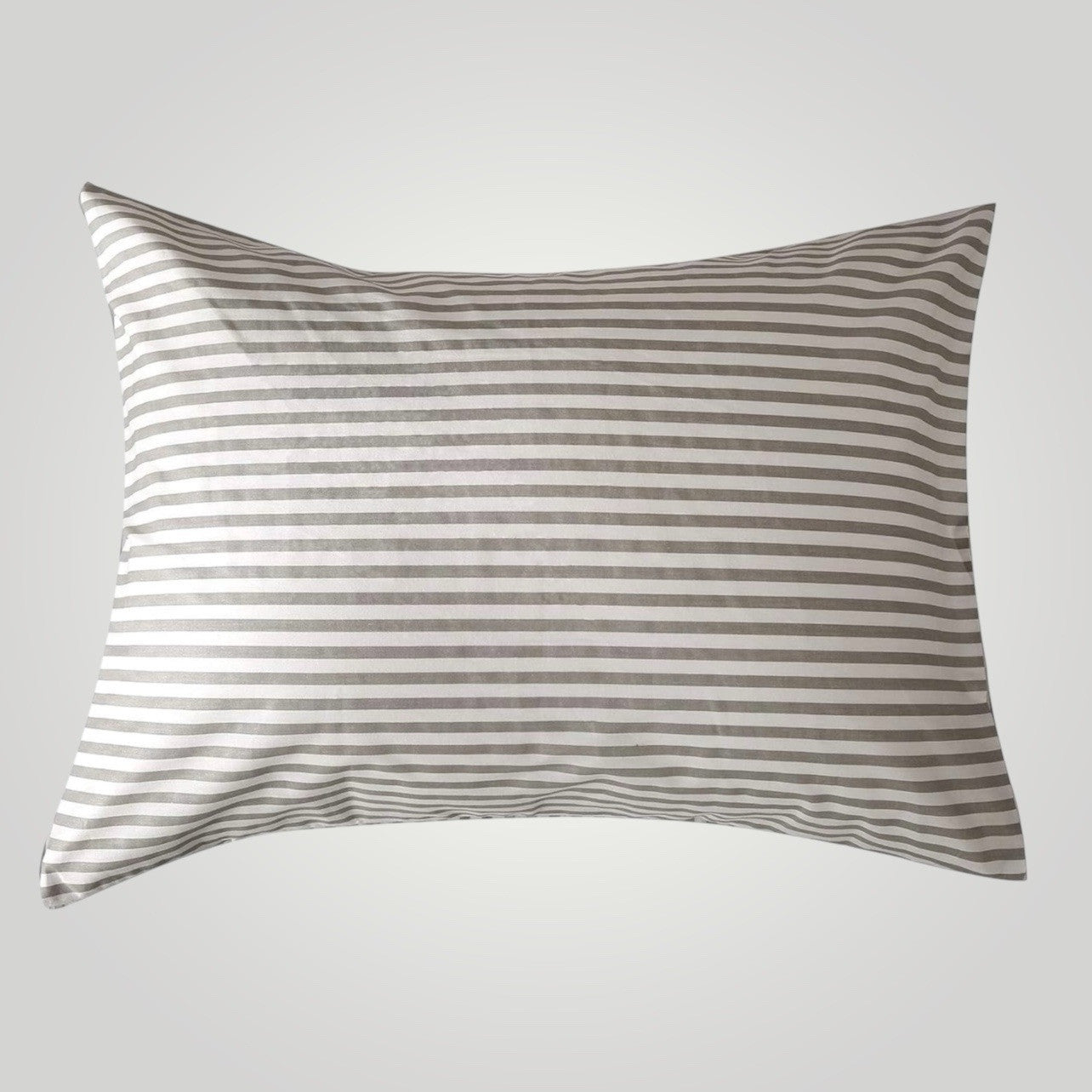NEW West Elm White Grey Boho Queen Size Simple Striped Bedding Duvet & Sham Set