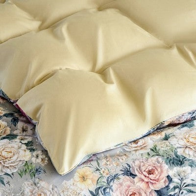 NEW Anthropologie Purple Rose Floral Boho 100% Cotton Duvet Bedding & Sham Set