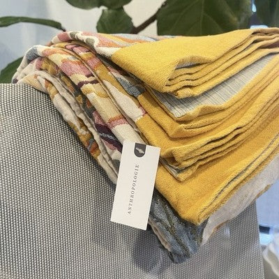 NEW Anthropologie Colorful Floral Cotton Bedspread Blanket & Sham Bedding Set