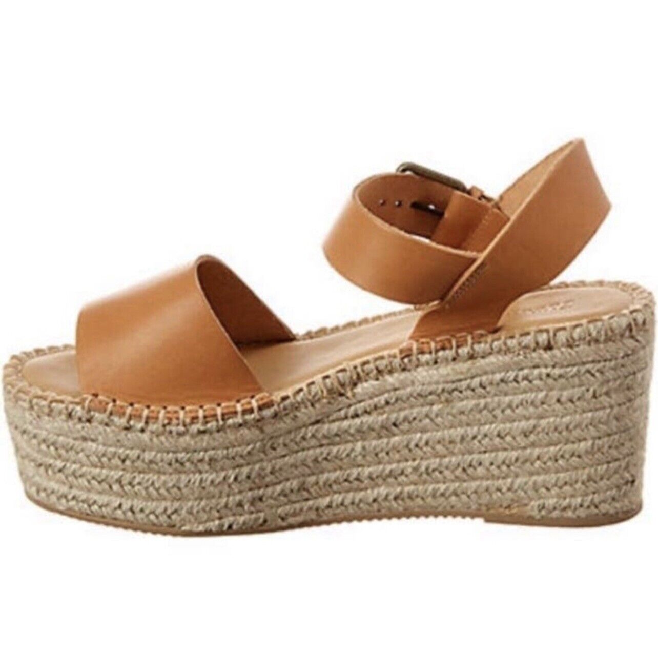 $170 Worn Once SOLUDOS Nude Platform Espadrille Sandals Shoes | Size 39 / 8.5