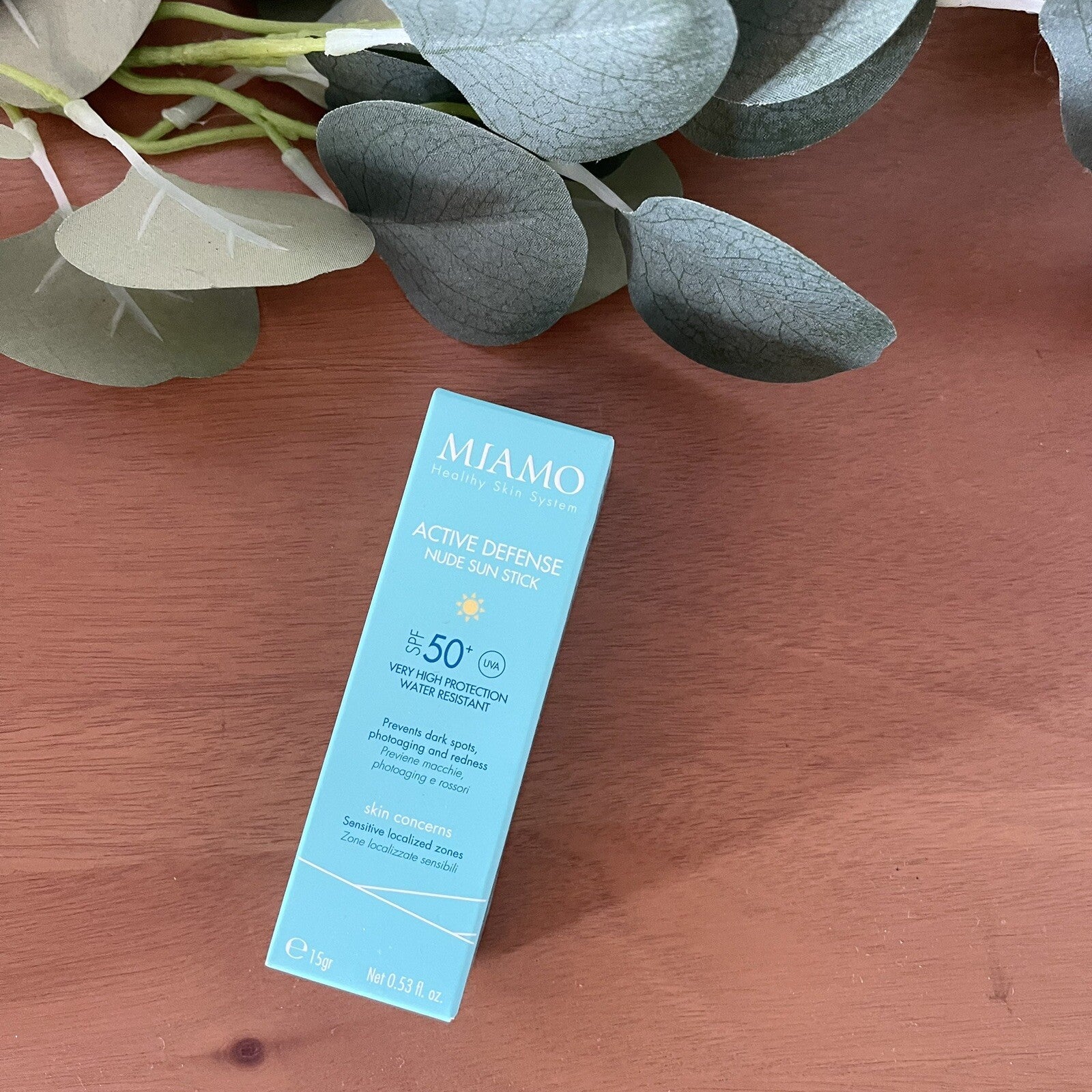 NEW Miamo Luxury Italian Sunscreen Skin Active Defense Nude Tinted Sun Stick 15g