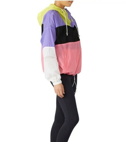 ASTR Neon Retro Sawyer Windbreaker Jacket / Sweatshirt | Size Large