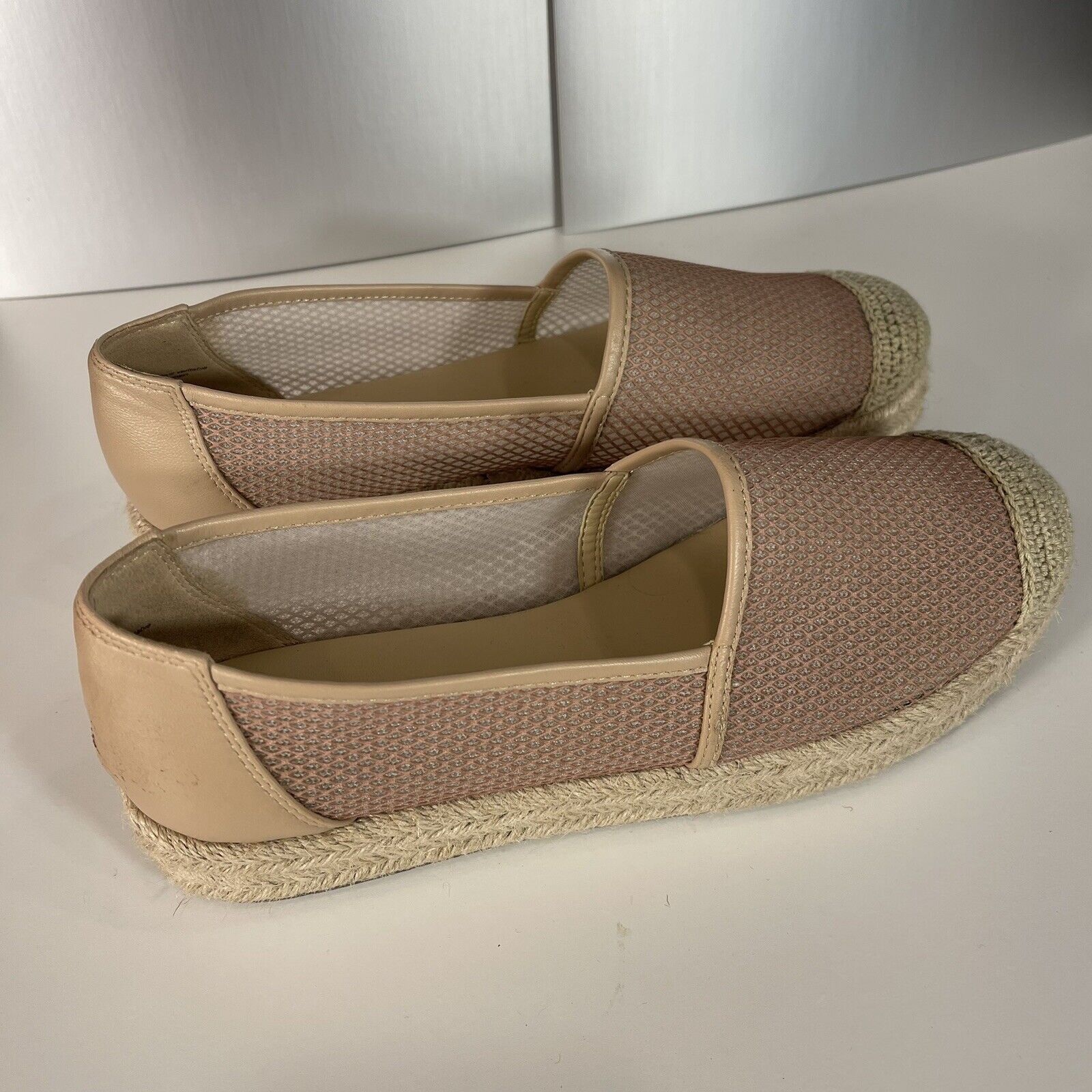 Karl Lagerfeld Adila Espadrille Slip-on Sandal Shoes | Nude Size 39 / 8.5