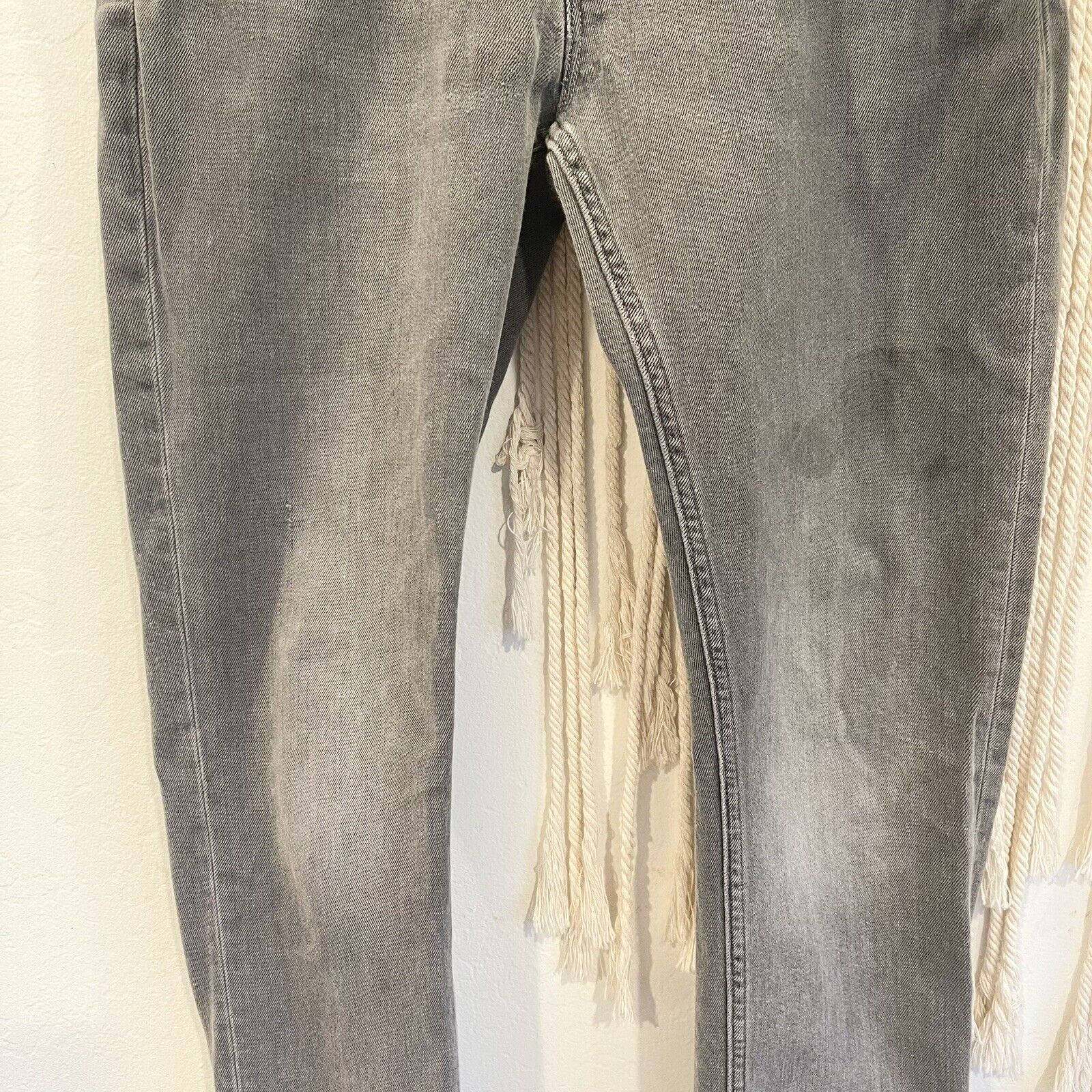 AllSaints / All Saints Rex Dark Washed Grey Mid-Rise Skinny Jeans Pants Size 30