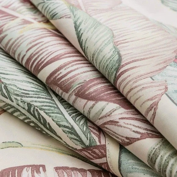 NEW Anthro White Floral Botanical Boho Cotton Queen King Bedding Duvet Sham Set