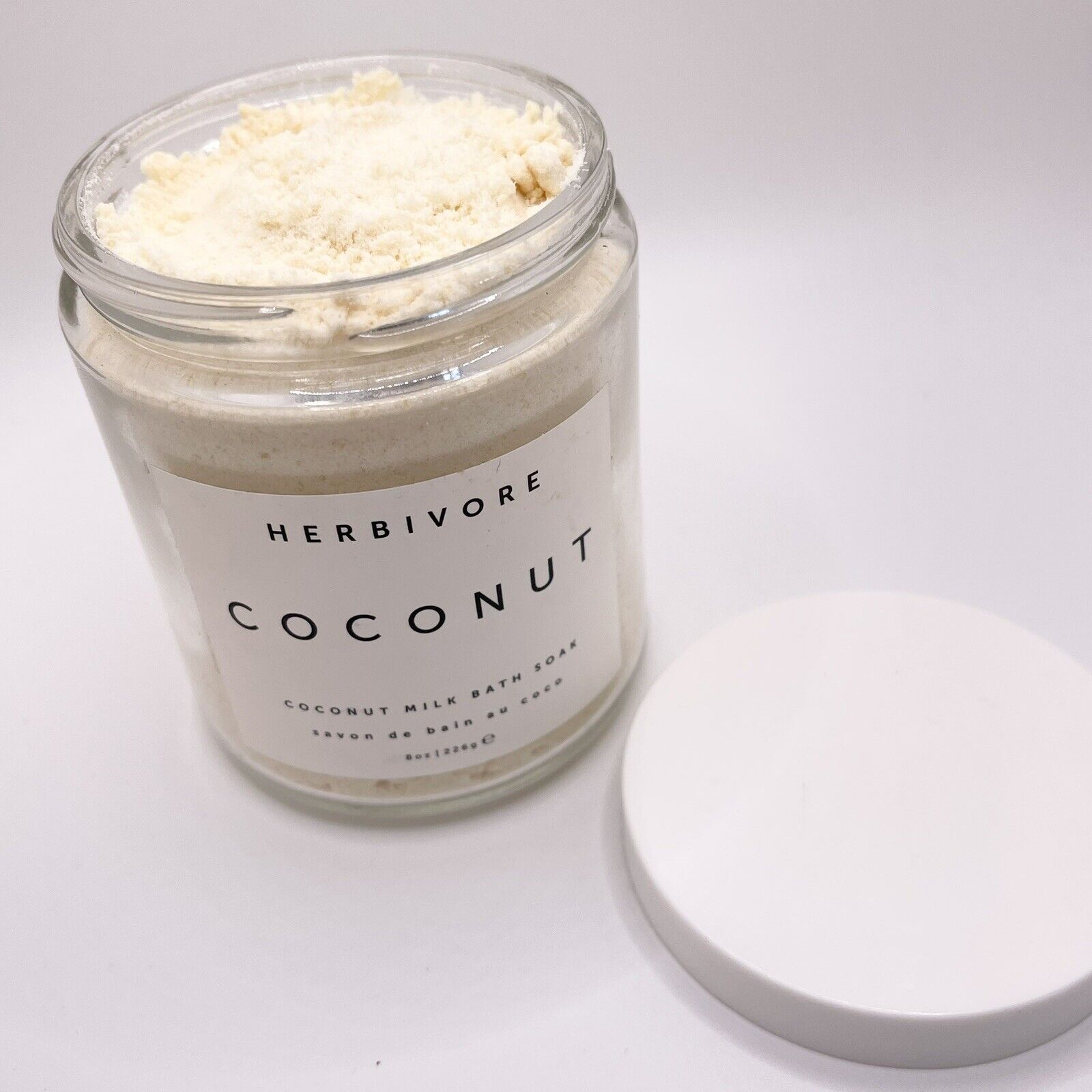 New Herbivore Coconut Milk Bath Soak Skin Softening Hydrating Organic - 8 oz.