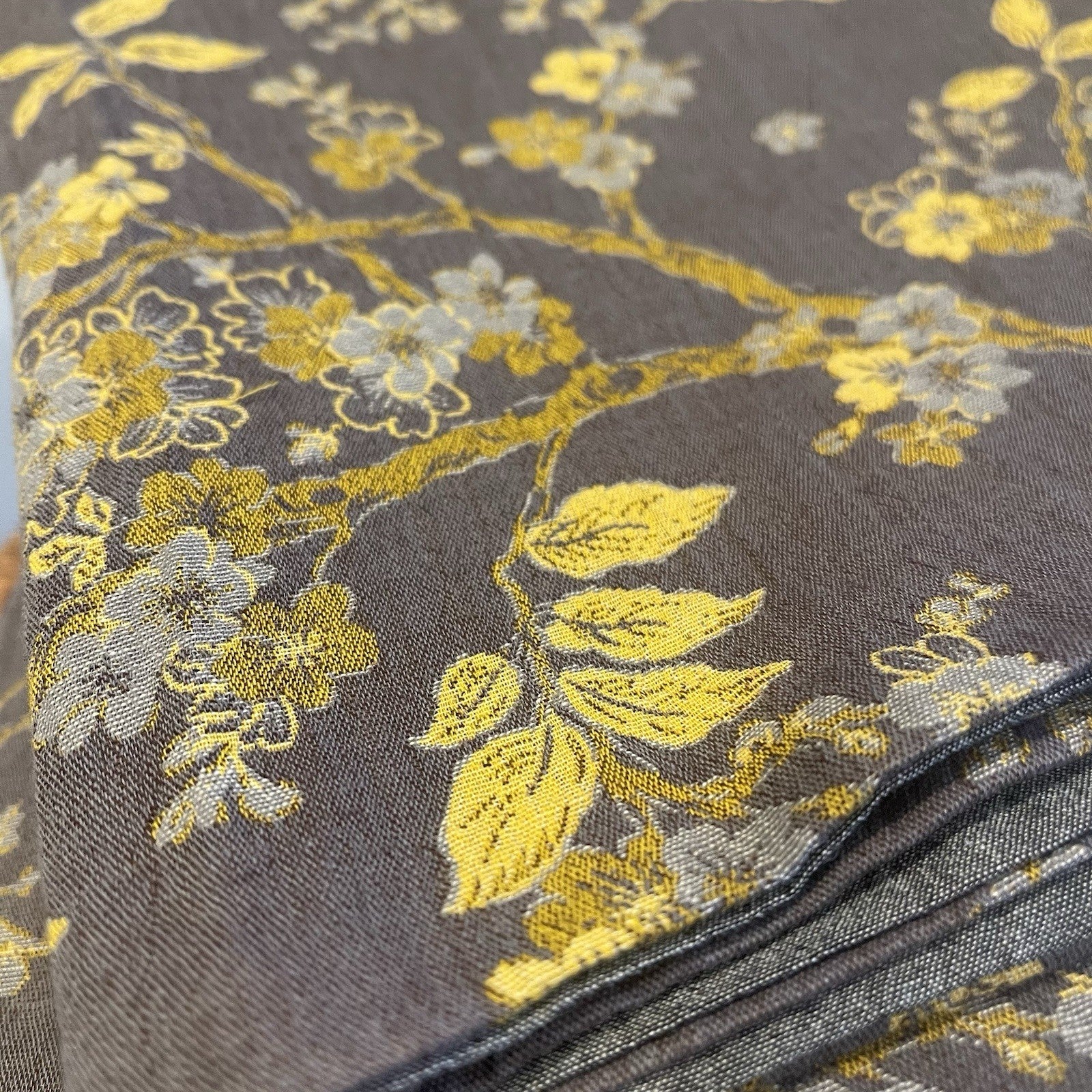 NEW Anthro Gold Jacquard 100% Cotton Reversible Boho King Bedding Duvet Sham Set