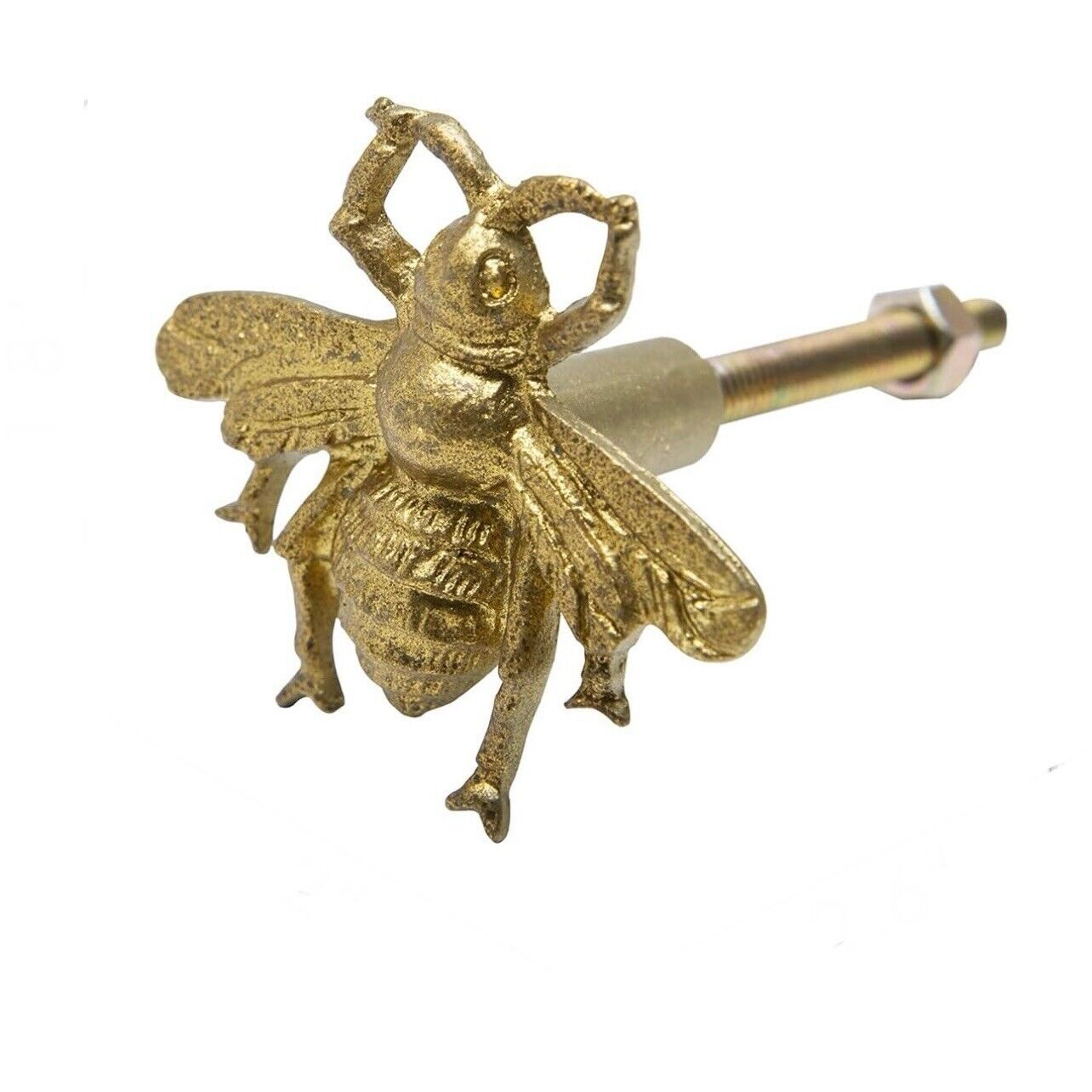 NEW Anthropologie (Set of 6) Gold Bee Boho Cabinet Knobs Drawer Pulls Hardware