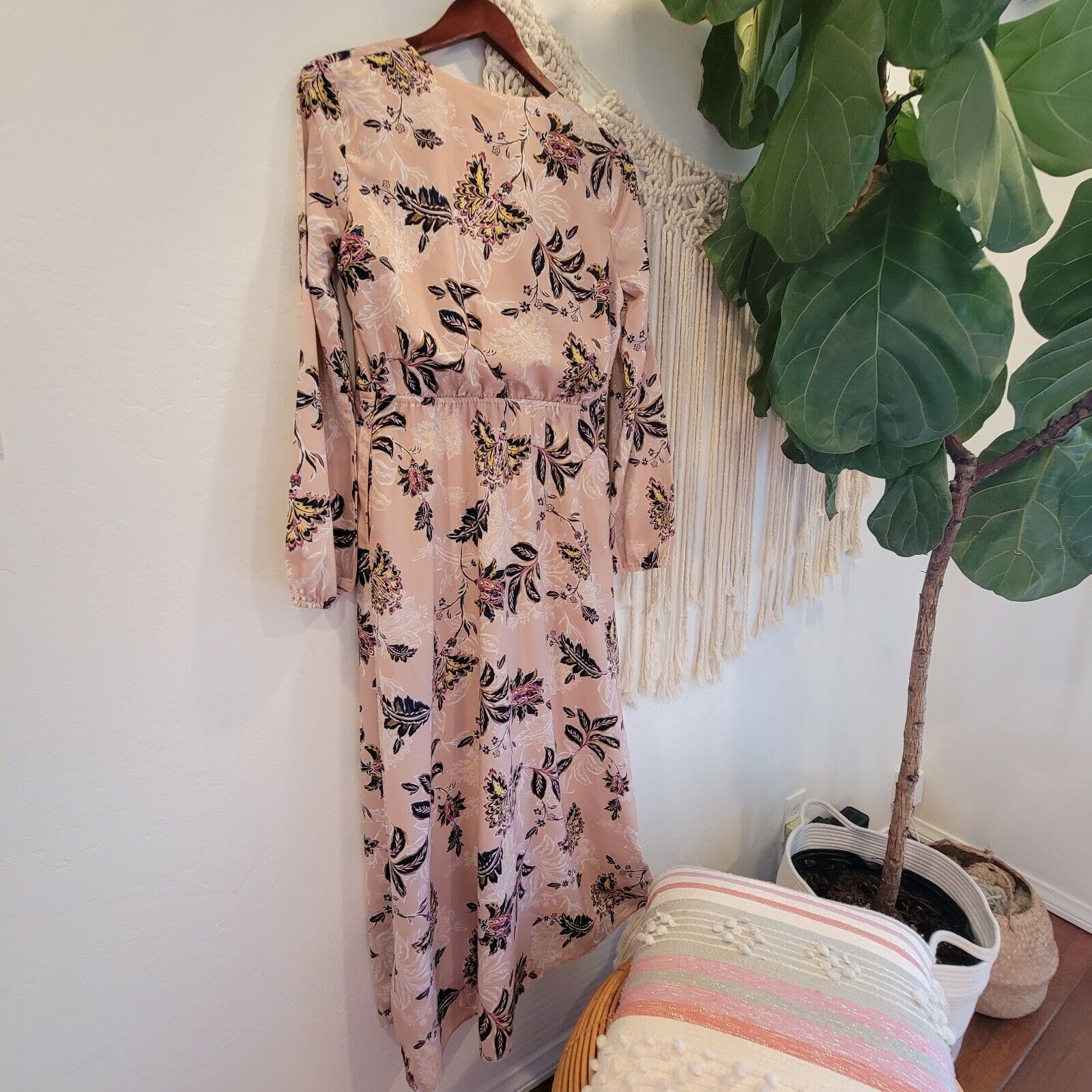 Free People / The Jetset Diaries Floral Wrap Maxi Dress – Size Small / 6-8