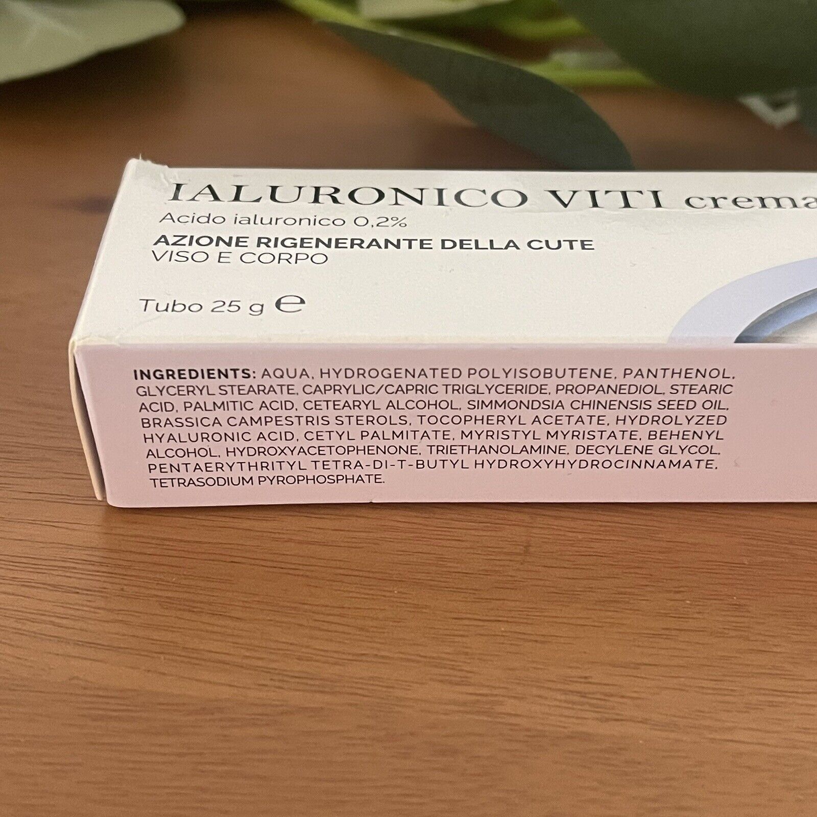 NEW Ialuronico Marco Viti HYALURONIC VITI Cream 0.2% - 25g Topical Moisturizer