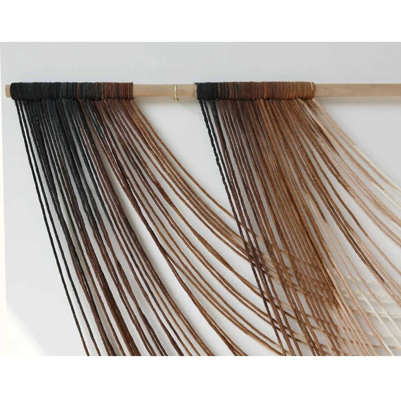 NEW Anthropologie XL Boho Tapestry Macrame Woven Dyed Yarn Wall Hanging - 60" L