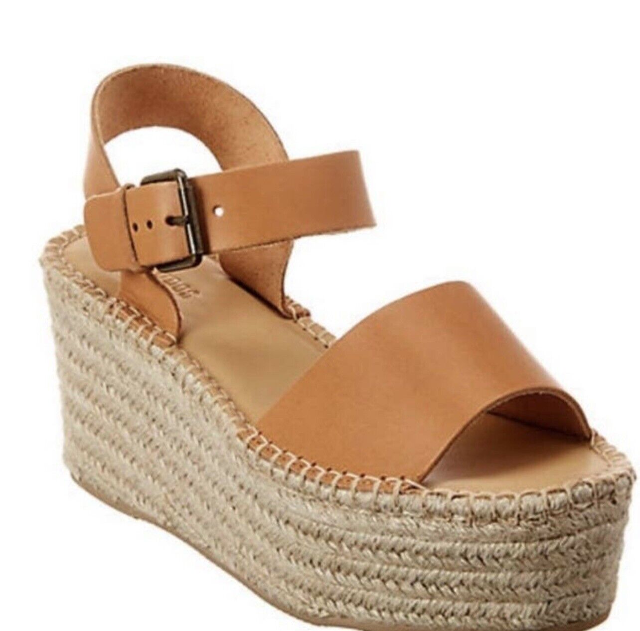 $170 Worn Once SOLUDOS Nude Platform Espadrille Sandals Shoes | Size 39 / 8.5