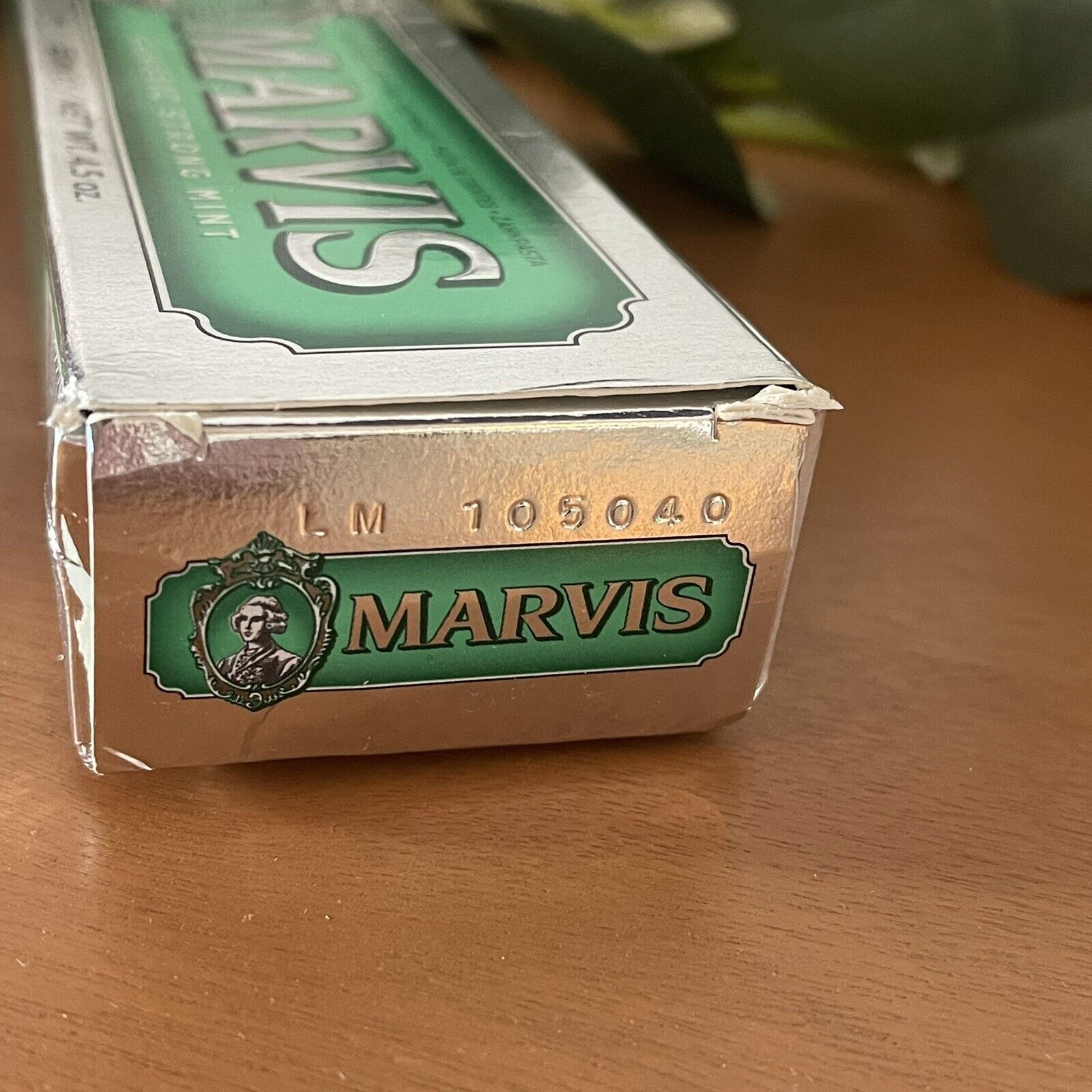 NEW Marcus Italian Toothpaste - Classic Strong Mint 4.5 oz | Purchased in Italy