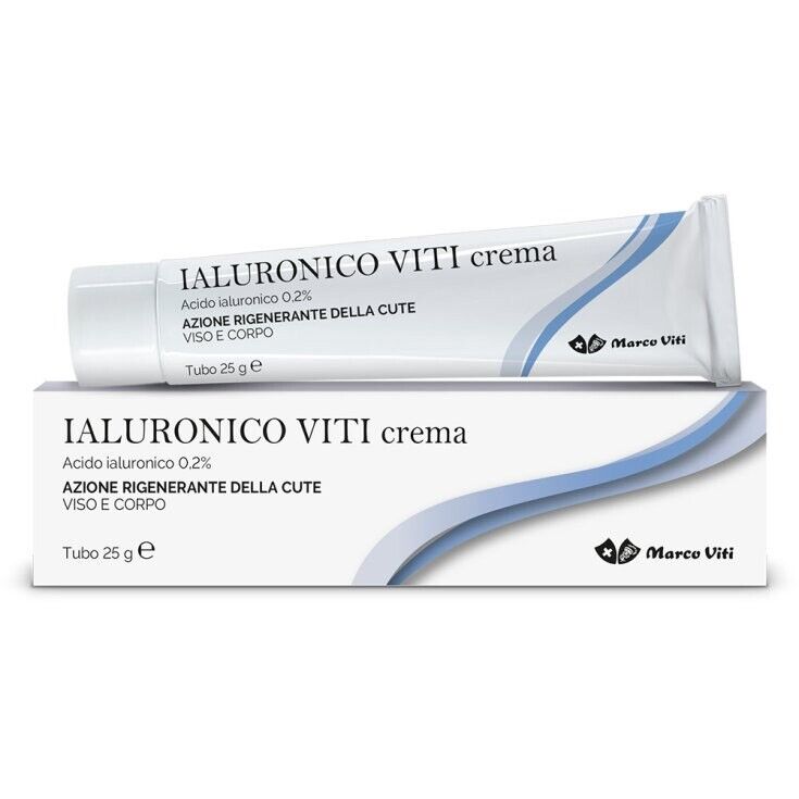 NEW Ialuronico Marco Viti HYALURONIC VITI Cream 0.2% - 25g Topical Moisturizer