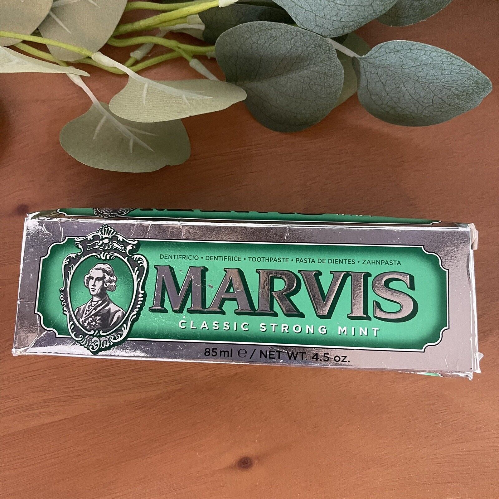 NEW Marcus Italian Toothpaste - Classic Strong Mint 4.5 oz | Purchased in Italy