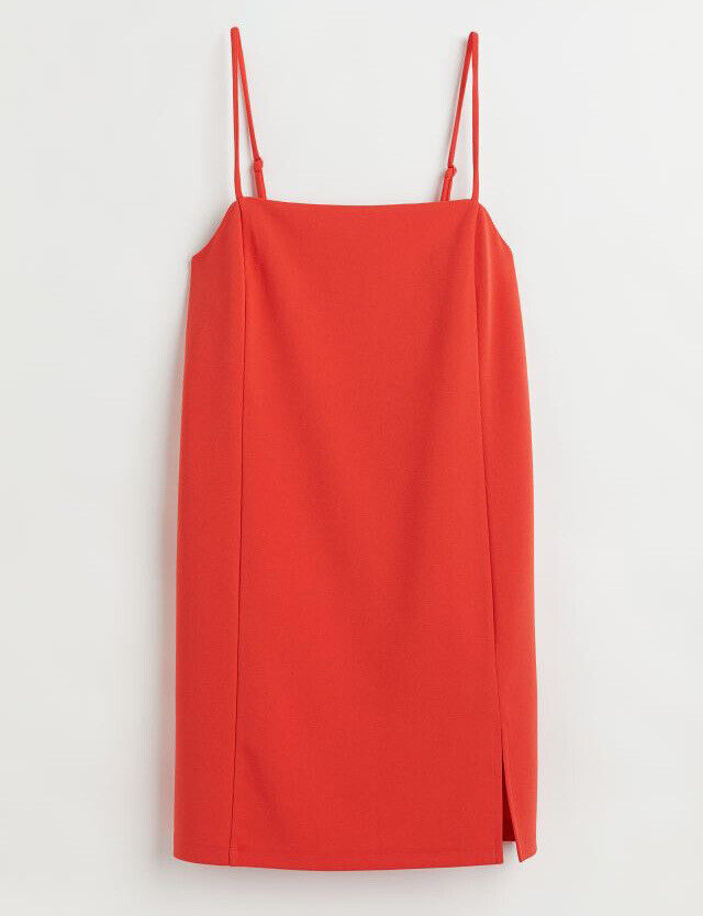 New Free People Red Stretch Jersey Mini Dress / Sundress - Size Medium